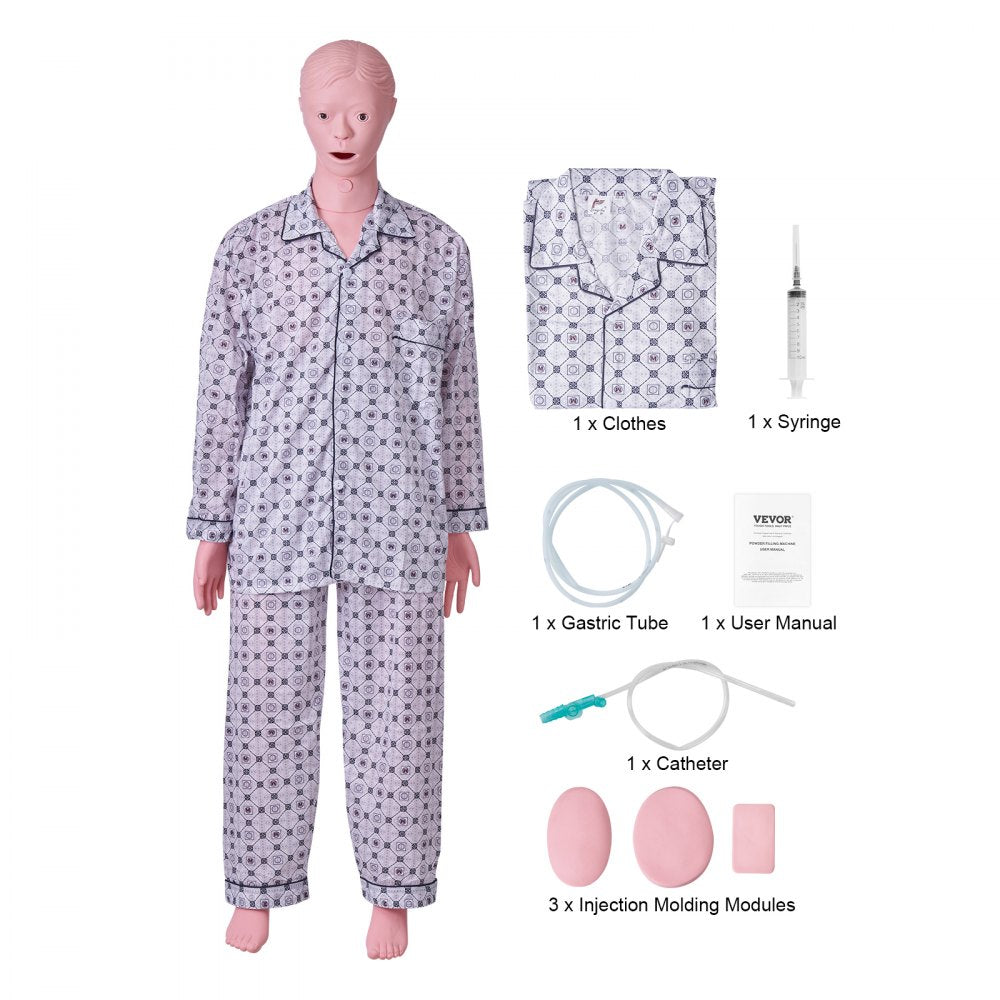 LD-135 - Realistic Male Nursing Manikin with Injection Practice Kit