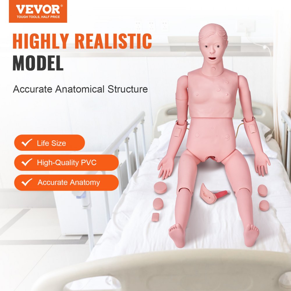 LD-134 - Realistic Female Nursing Manikin for Comprehensive Training