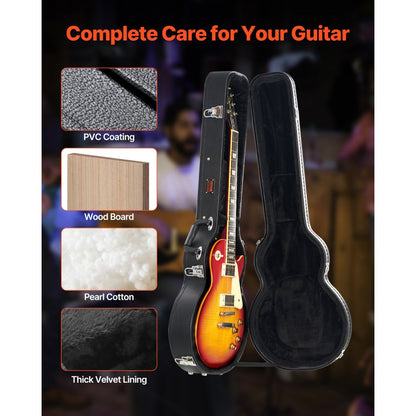 HL-39A - 41.34" LES Paul Hard Case with Cushioned Interior