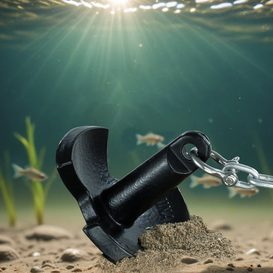 AN20-12LB - 12 lbs VEVOR River Anchor with 3-Claw Design for Stability