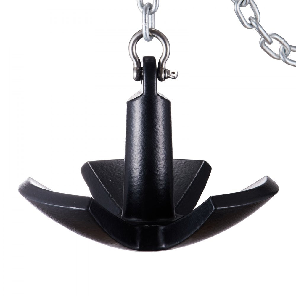 AN20-30LB - 30 LBS Vinyl-Coated River Anchor with 3-Claw Design