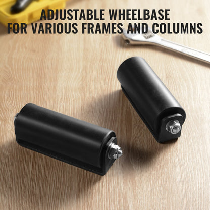 1702 - Durable Steel Sliding Door Kit with Nylon Rollers