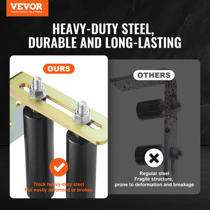 1704 - Heavy-Duty Steel Sliding Gate Kit with Nylon Rollers