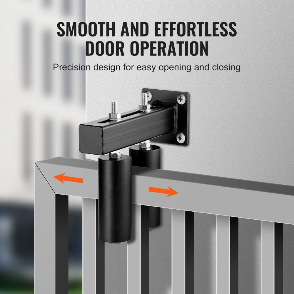 1705 - Durable Steel Sliding Door Kit with Nylon Rollers