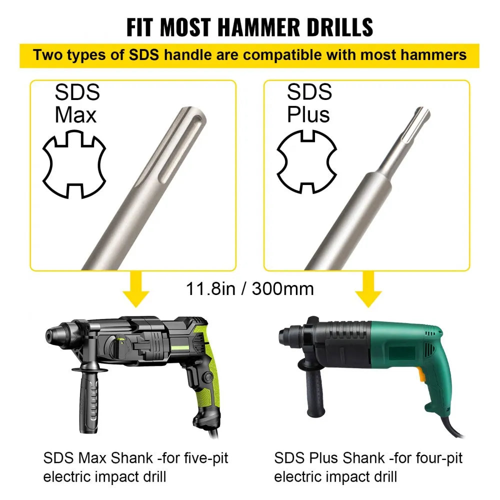 QBKKQ-1 - 1-2/11" to 3-15/16" Masonry Hole Saw with 135° Drill Bit