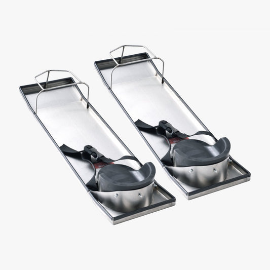 010406558034 - Lightweight 28" Stainless Steel Knee Boards for Concrete Finishing