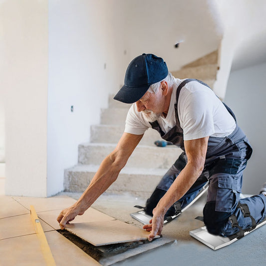 010407885482 - 30"x8" Stainless Steel Kneeboards for Concrete Protection