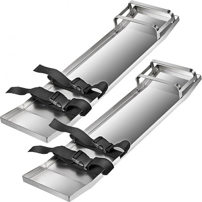 010407885482 - 30"x8" Stainless Steel Kneeboards for Concrete Protection