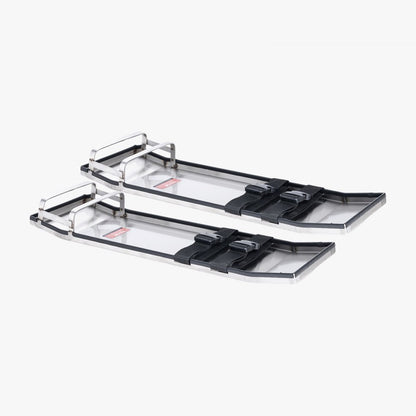 LXXGB-28*8WHD - 28"x8" Stainless Steel Concrete Knee Pads with Adjustable Straps