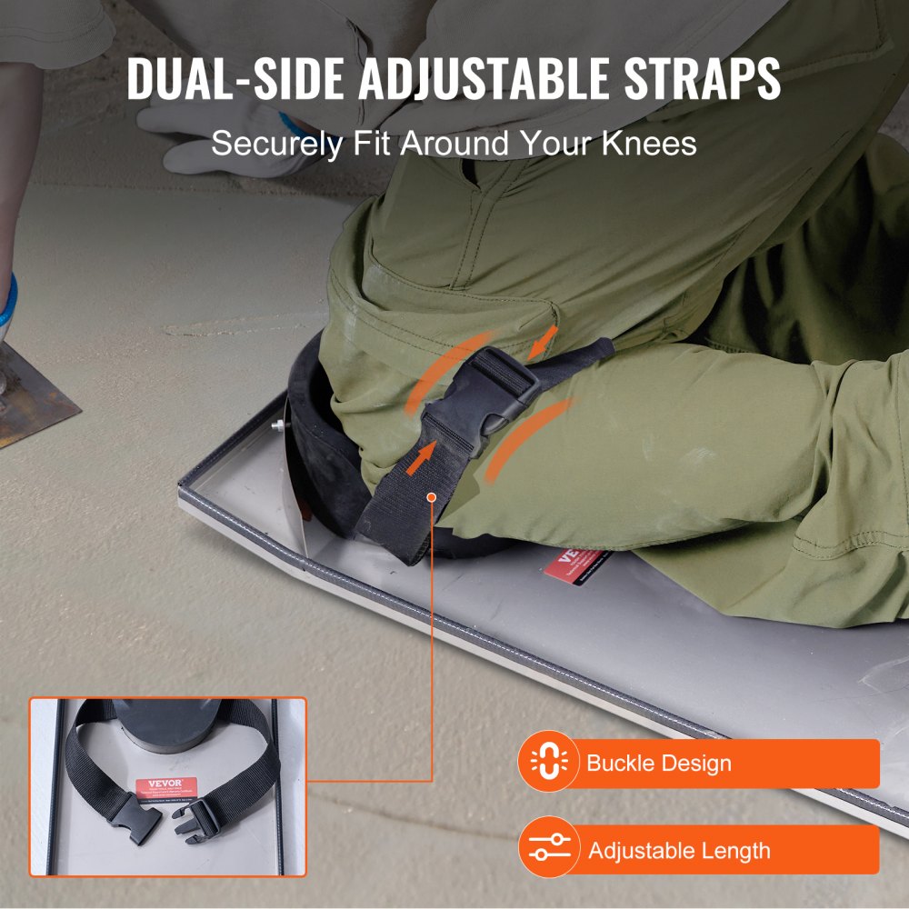 LXXGB-30*10 - 30'' x 10'' Waterproof Stainless Steel Knee Boards for Comfort