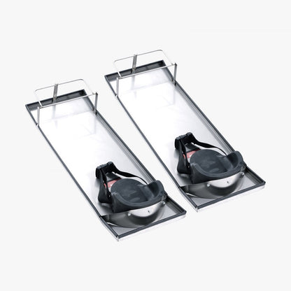 LXXGB-30*10 - 30'' x 10'' Waterproof Stainless Steel Knee Boards for Comfort