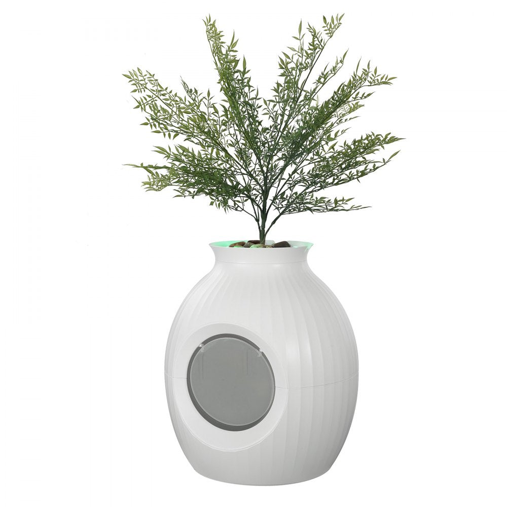 SH2805 - Cozy Hidden Cat Litter Box with Odor Control and Plant Décor