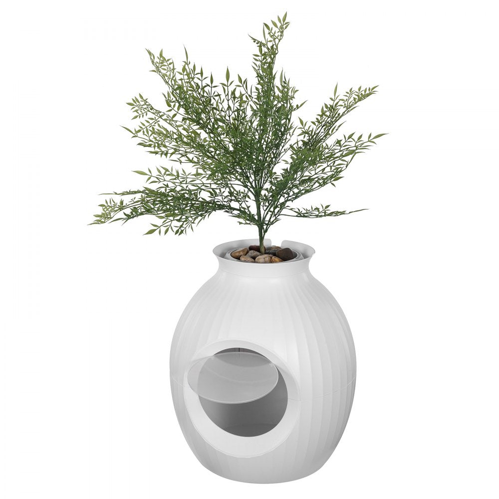 SH2805 - Cozy Hidden Cat Litter Box with Odor Control and Plant Décor