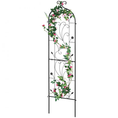 TFHPJ38152-1 - Durable 60" Metal Garden Trellis for Climbing Plants