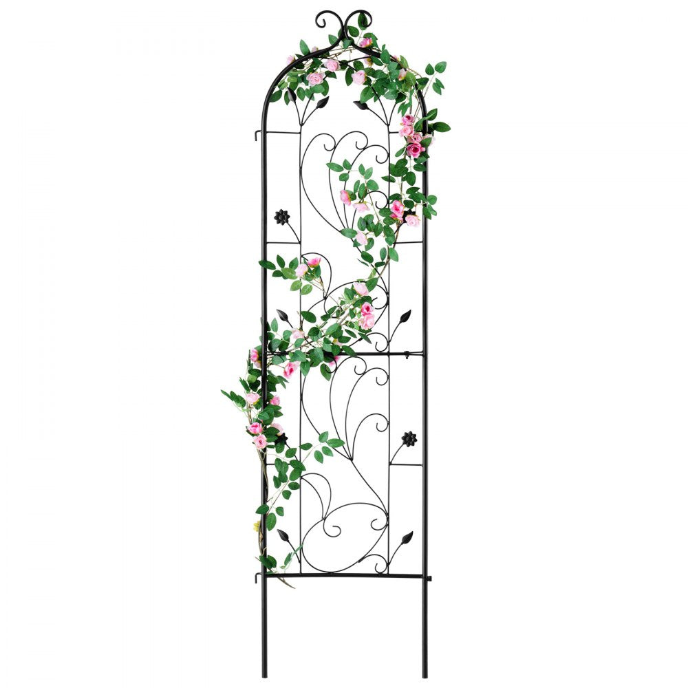 TFHPJ38152-1 - Durable 60" Metal Garden Trellis for Climbing Plants