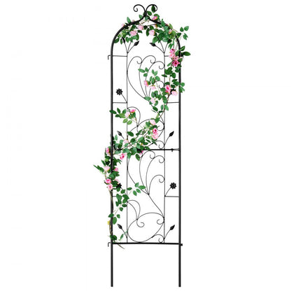 TFHPJ38152-1 - Durable 60" Metal Garden Trellis for Climbing Plants