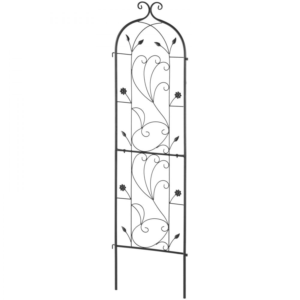 TFHPJ38152-1 - Durable 60" Metal Garden Trellis for Climbing Plants