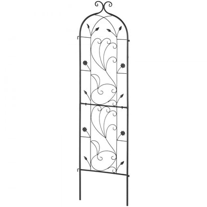 TFHPJ38152-1 - Durable 60" Metal Garden Trellis for Climbing Plants