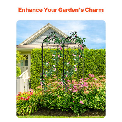 TFHPJ38152-2 - Durable 60x15in Metal Trellis for Climbing Plants & Garden Art