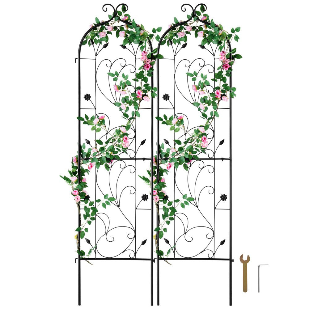 TFHPJ38152-2 - Durable 60x15in Metal Trellis for Climbing Plants & Garden Art