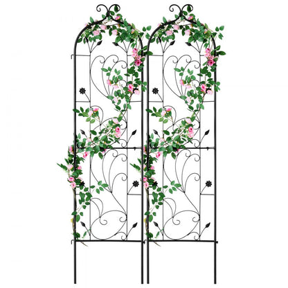 TFHPJ38152-2 - Durable 60x15in Metal Trellis for Climbing Plants & Garden Art