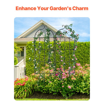 TFHPJ51180-2 - 71" Metal Trellis for Robust Climbing Plant Support