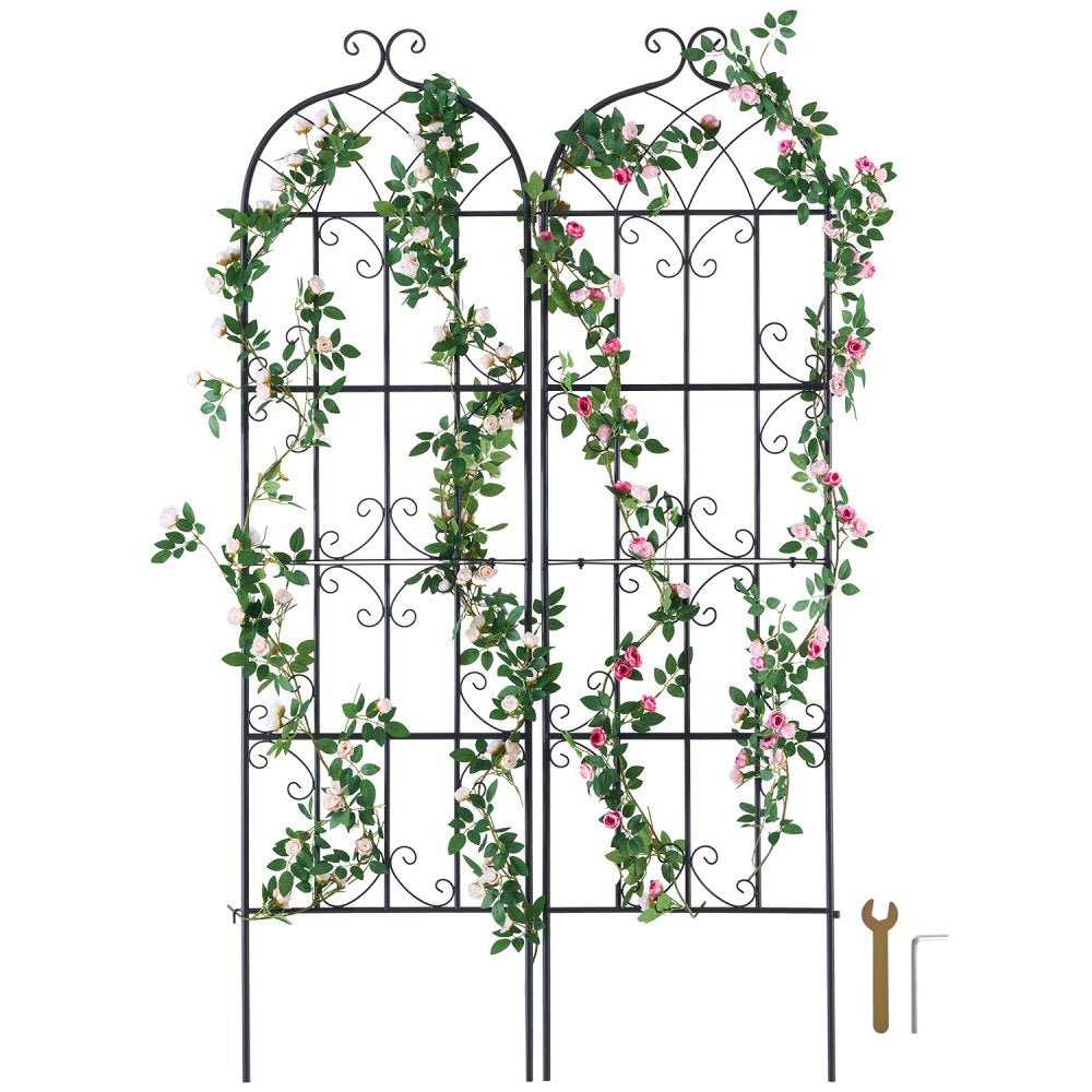 TFHPJ51180-2 - 71" Metal Trellis for Robust Climbing Plant Support