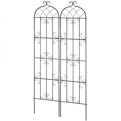 TFHPJ51220-2 - 87 x 20 in. Durable Metal Trellis for Climbing Plants