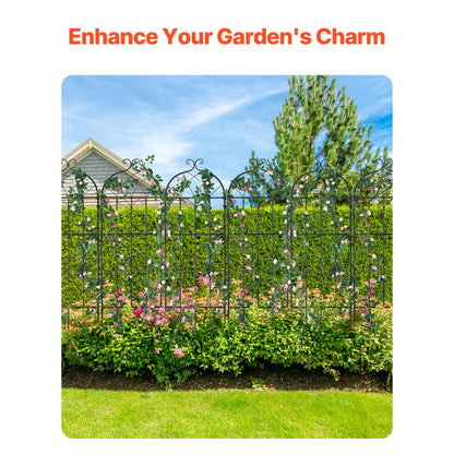 TFHPJ51180-6 - Durable 71 x 20 in Metal Trellis for Climbing Plants