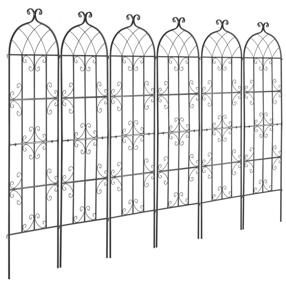 TFHPJ51180-6 - Durable 71 x 20 in Metal Trellis for Climbing Plants