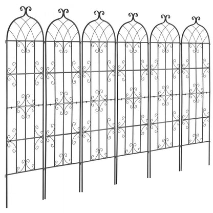 TFHPJ51180-6 - Durable 71 x 20 in Metal Trellis for Climbing Plants