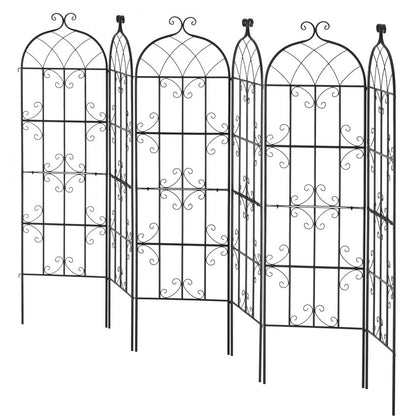 TFHPJ51180-6 - Durable 71 x 20 in Metal Trellis for Climbing Plants