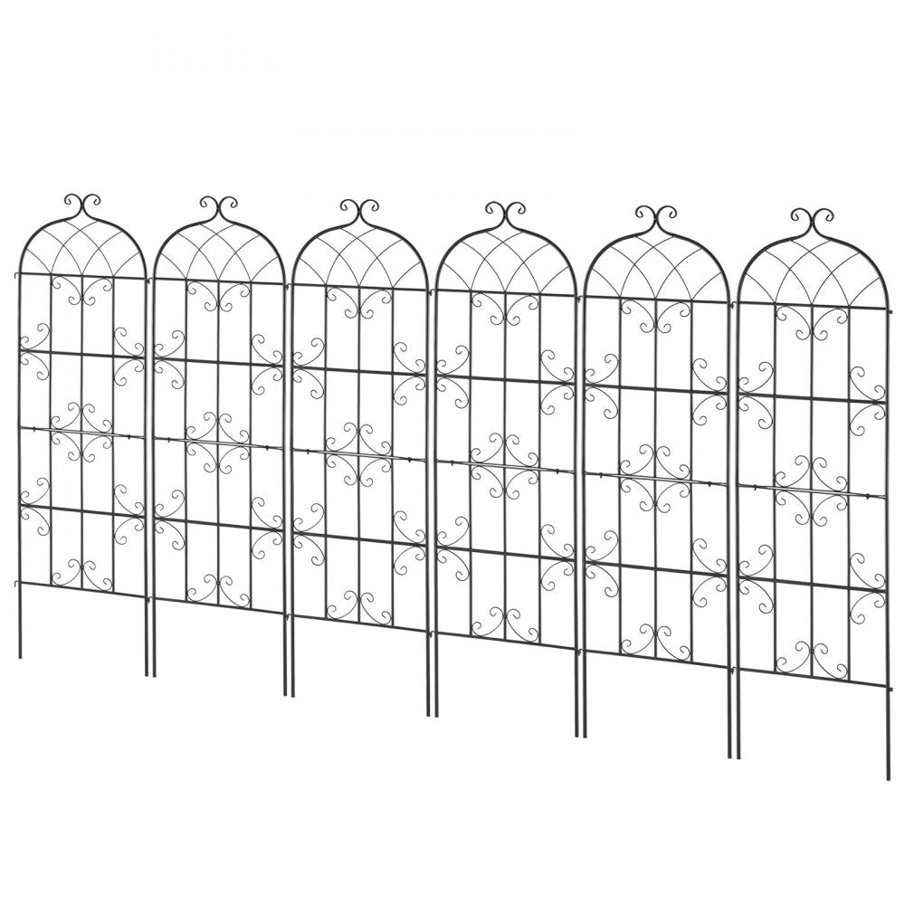 TFHPJ51180-6 - Durable 71 x 20 in Metal Trellis for Climbing Plants