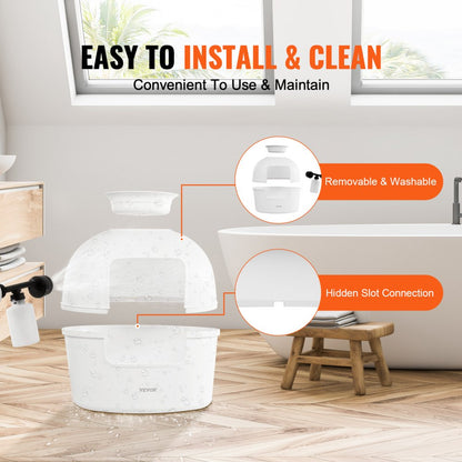 BP292 - Cozy Cat Litter Box with Hidden Plant Design & Odor Control