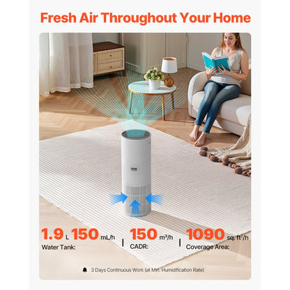 kalo pro - 1090 ft² Air Purifier with HEPA & Auto Mode