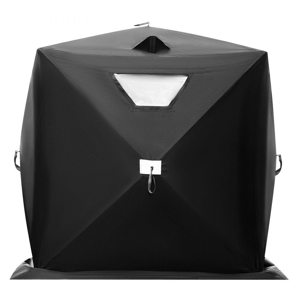 010325563728 - 2-3 Person Portable Ice Fishing Tent, 23.7 sq ft, 300D Fabric