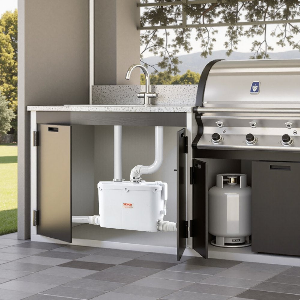 FLO500-DE Pro - Efficient 500W Macerator Pump, 29GPM, 26ft Lift