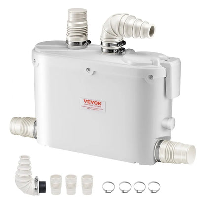 FLO500-DE Pro - Efficient 500W Macerator Pump, 29GPM, 26ft Lift