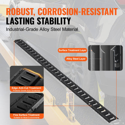 JC23-ETR-5FT4PCS - 5ft Heavy-Duty E-Track Tie Down Kit, 2000 lbs Capacity