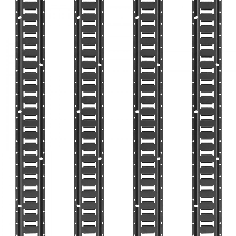 JC23-ETR-5FT4PCS - 5ft Heavy-Duty E-Track Tie Down Kit, 2000 lbs Capacity