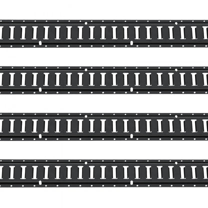 JC23-ETR-5FT4PCS - 5ft Heavy-Duty E-Track Tie Down Kit, 2000 lbs Capacity