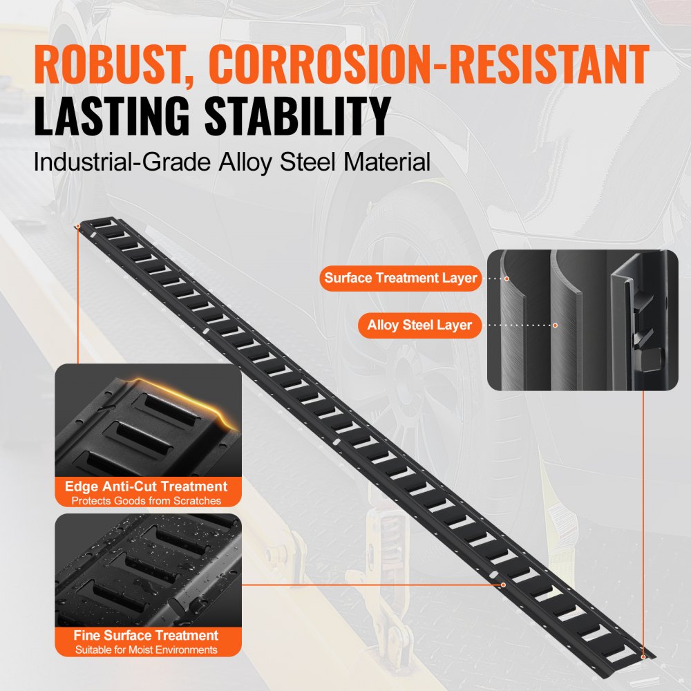 JC23-ETR-5FT18PCS - Heavy-Duty 5FT E-Track Tie-Down Kit with 2000 lbs Capacity
