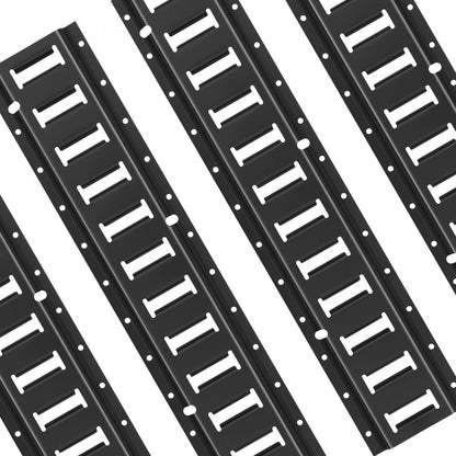 JC23-ETR-2FT4PCS - Heavy-Duty Steel E-Track Rail Kit with 2000 lbs Capacity