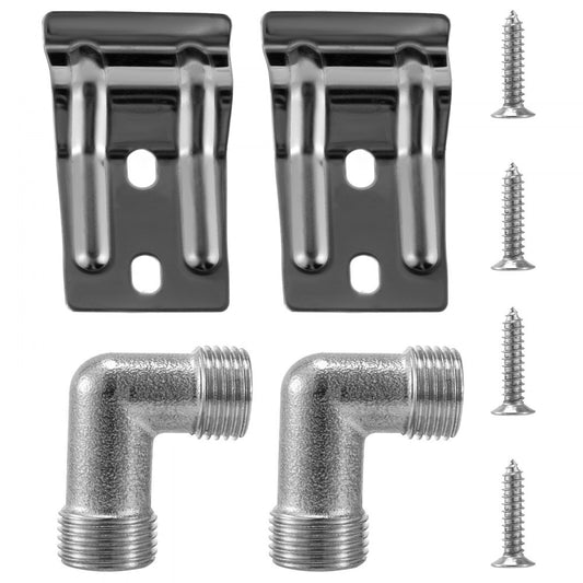010647380856 - 304 Stainless Steel Shower Panel with 5 Functions & Massage Jets