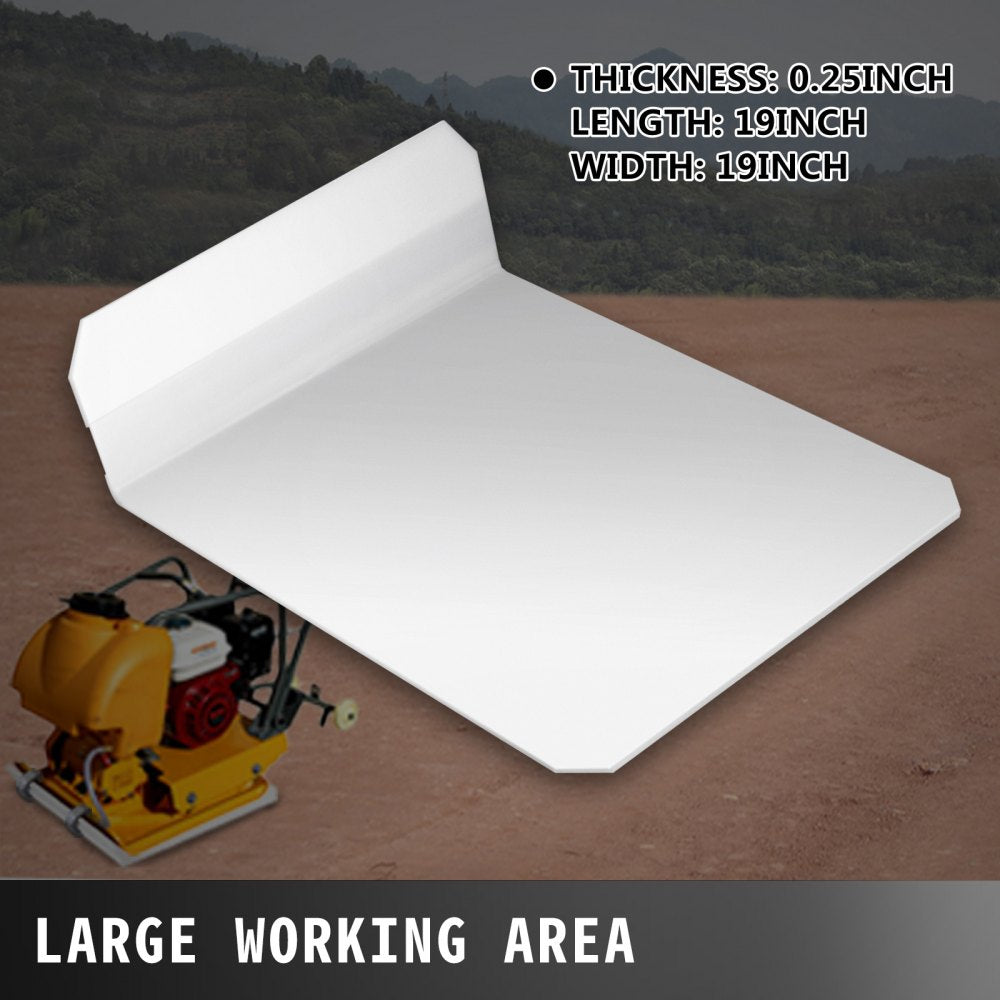 010554149595 - 19"x19.2" Plastic Compactor Pad with C Clamps