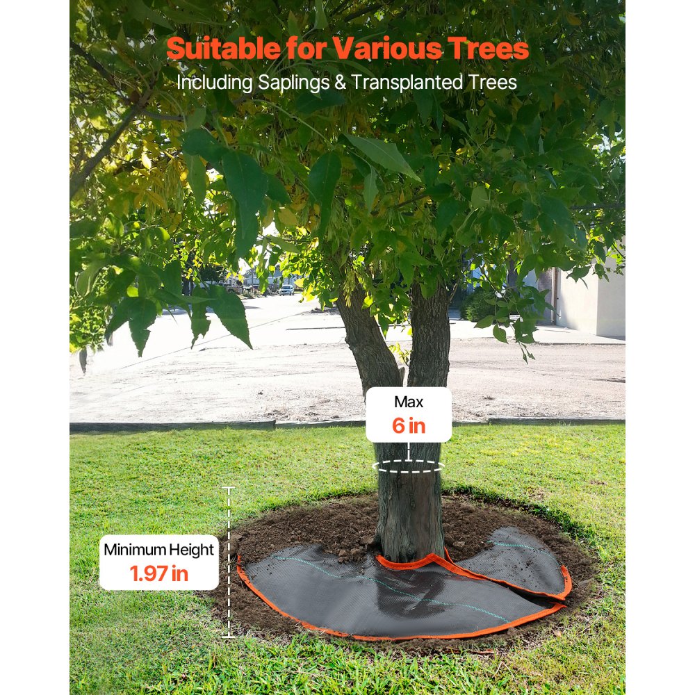 TWB-10gal-ZW4 - Self-Watering Tree Irrigation Bag with Easy Handles