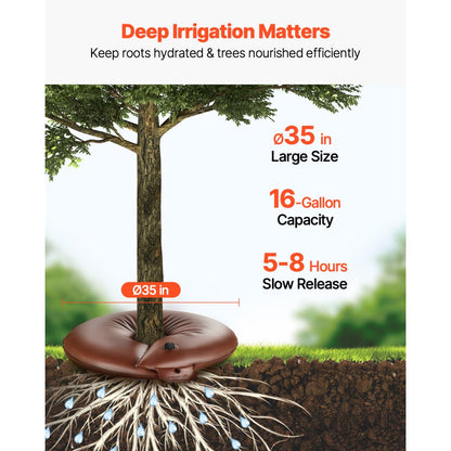 TWB-16gal-W4 - 16 Gallon Tree Watering Bags for Consistent Hydration