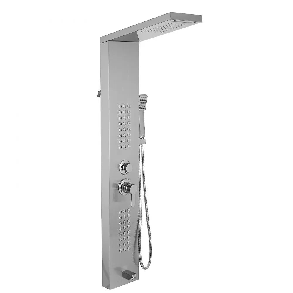 010887405986 - Multifunction 304 Stainless Steel Shower Panel with 5 Functions