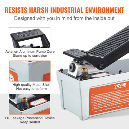 NAP002 - 10,000 PSI VEVOR Air Hydraulic Pump for Heavy-Duty Applications