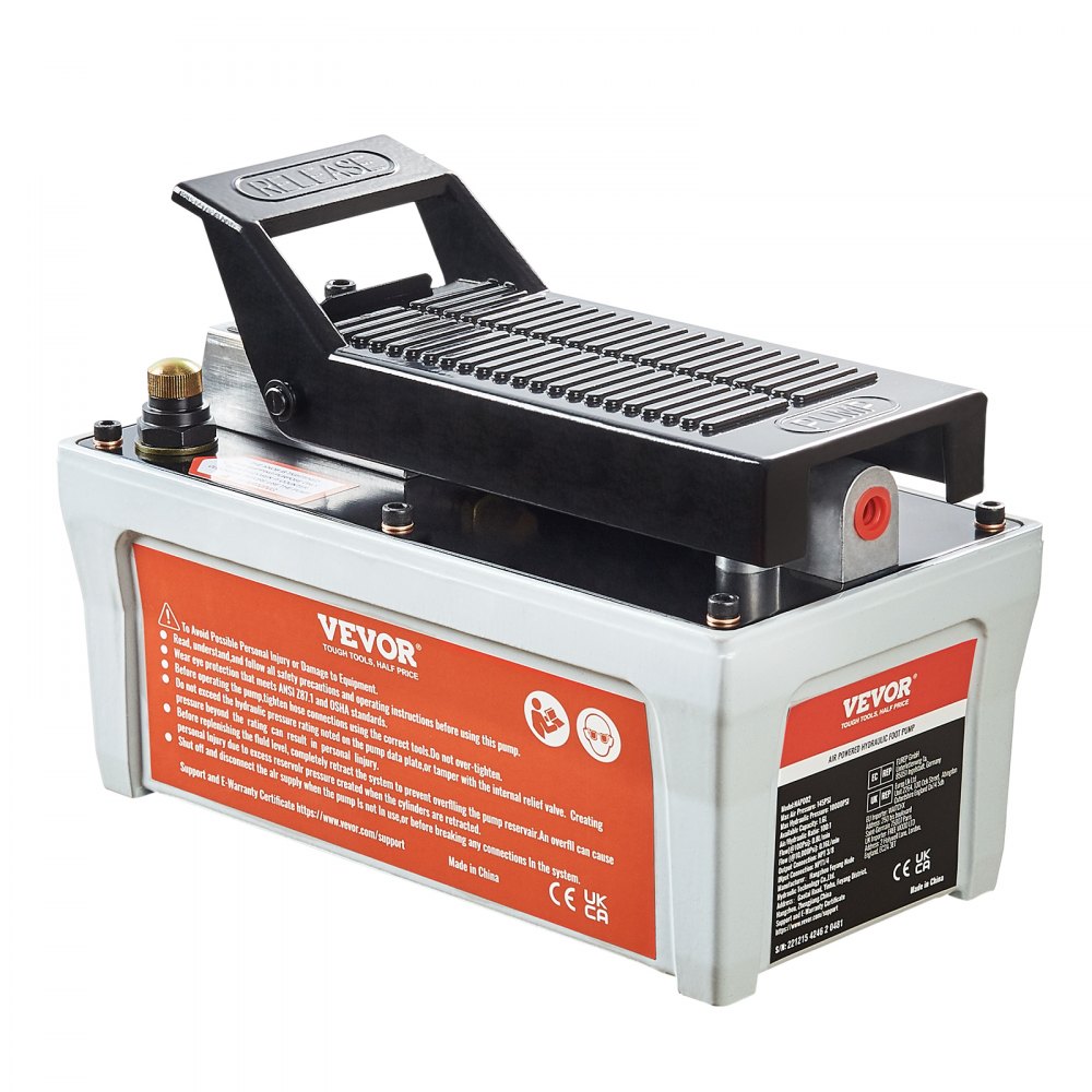 NAP002 - 10,000 PSI VEVOR Air Hydraulic Pump for Heavy-Duty Applications